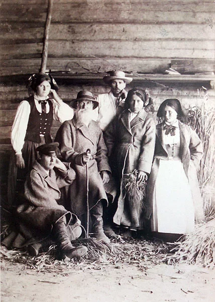 Сяляне са Шчорсаў. 1894 год. Jozef Boretti
