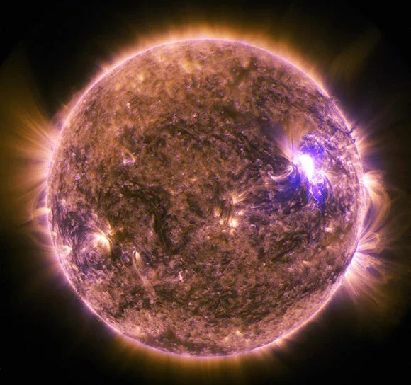 Солнце во время вспышки 25 июня. Фото: NASA / SDO