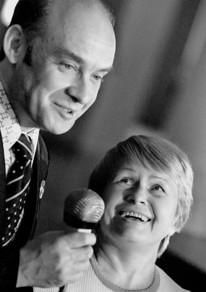 Мікалай Дабранраваў і Аляксандра Пахмутава, 1965 год. Фота: Leonid Lazarev / Getty Images