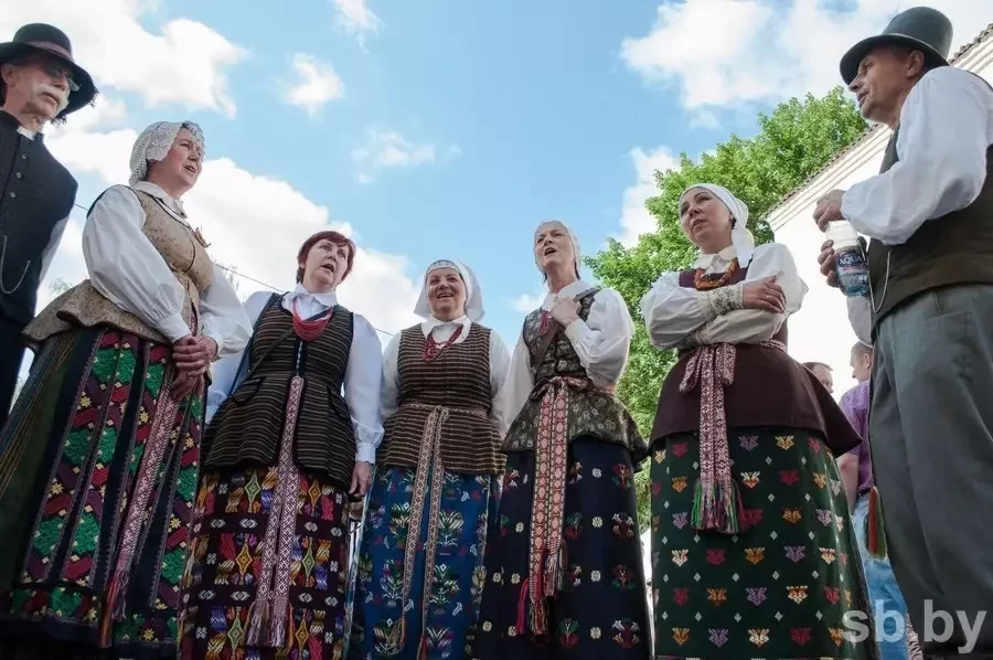 Литовцы на одном из фестивалей национальных культур в Гродно