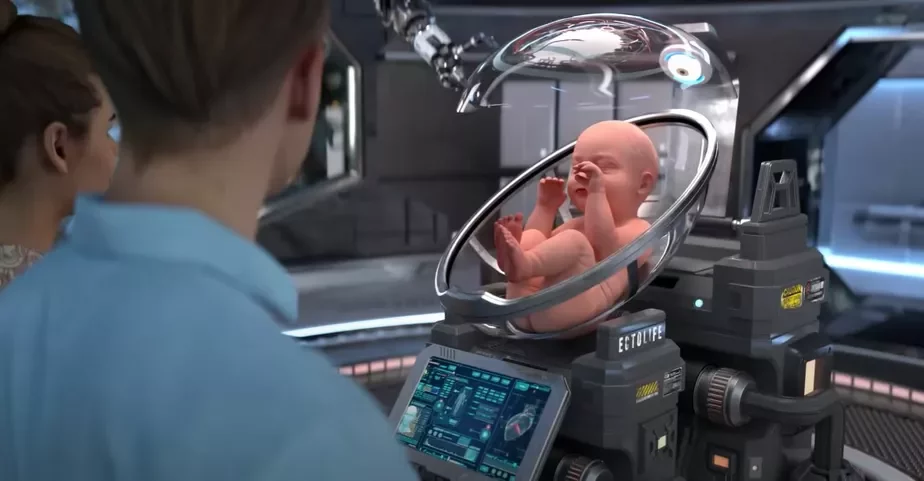 Изображение: Youtube-видео «EctoLife: The World's First Artificial Womb Facility»
